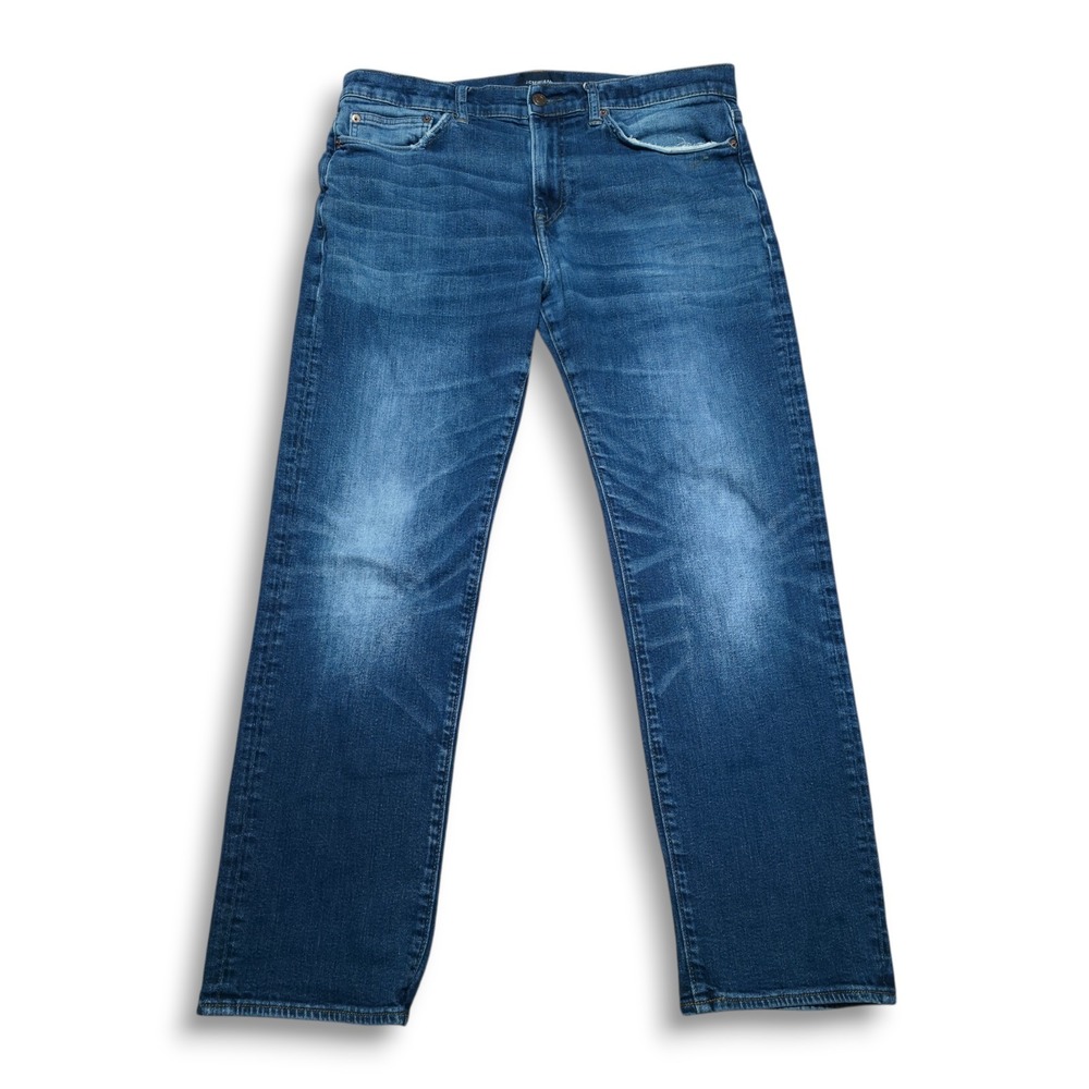 J Crew Jeans Mens 34 x 30 Medium Wash Blue Kurabo Japanese Denim Pants *Read